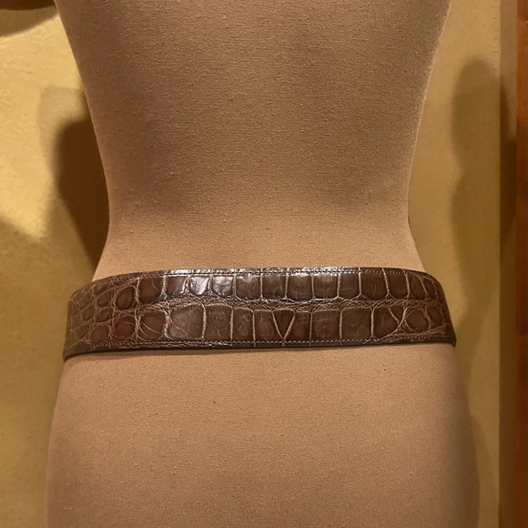 SOLD Ralph Lauren Purple Label Alligator Belt M - Picture 3 of 7
